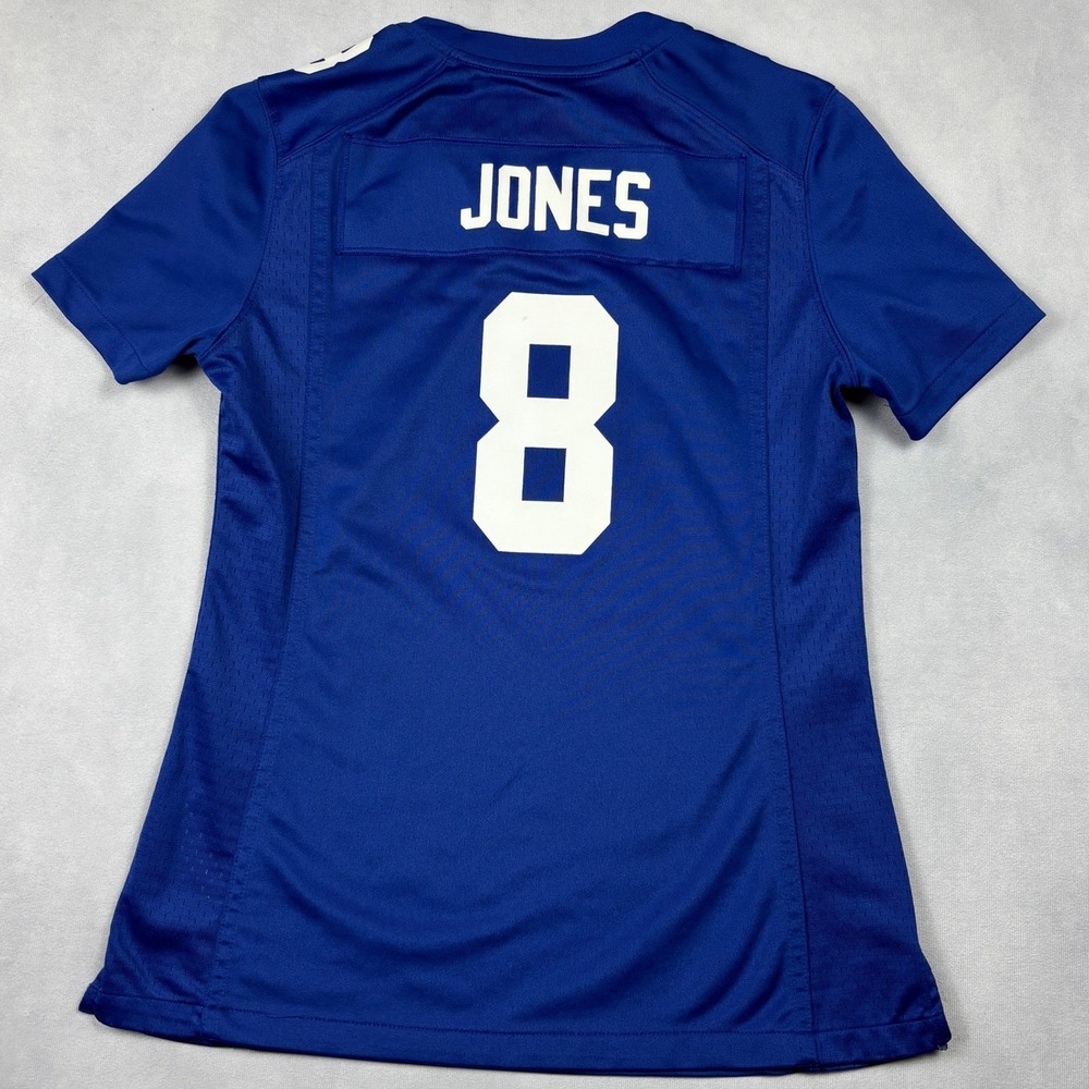 Nike New York Giants Daniel Jones 8 NFL Jersey Blue Mens Small 472953-495 - Picture 2 of 8